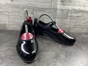 Bloch Tap Ballet Dance Shoes Youth Girls Kids Black Patent Leather Comfort