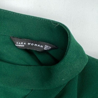 Zara Emerald Green V-neck Choker Mini Dress XS | eBay Zara Emerald Green V-neck Choker Mini Dress XS | eBay