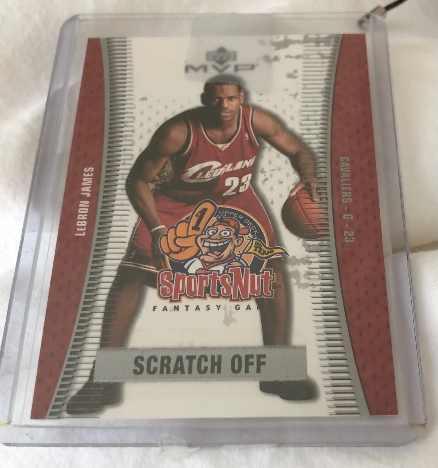 2003-04 Upper Deck MVP - Sportsnut LeBron James #SN90 (RC) Rookie