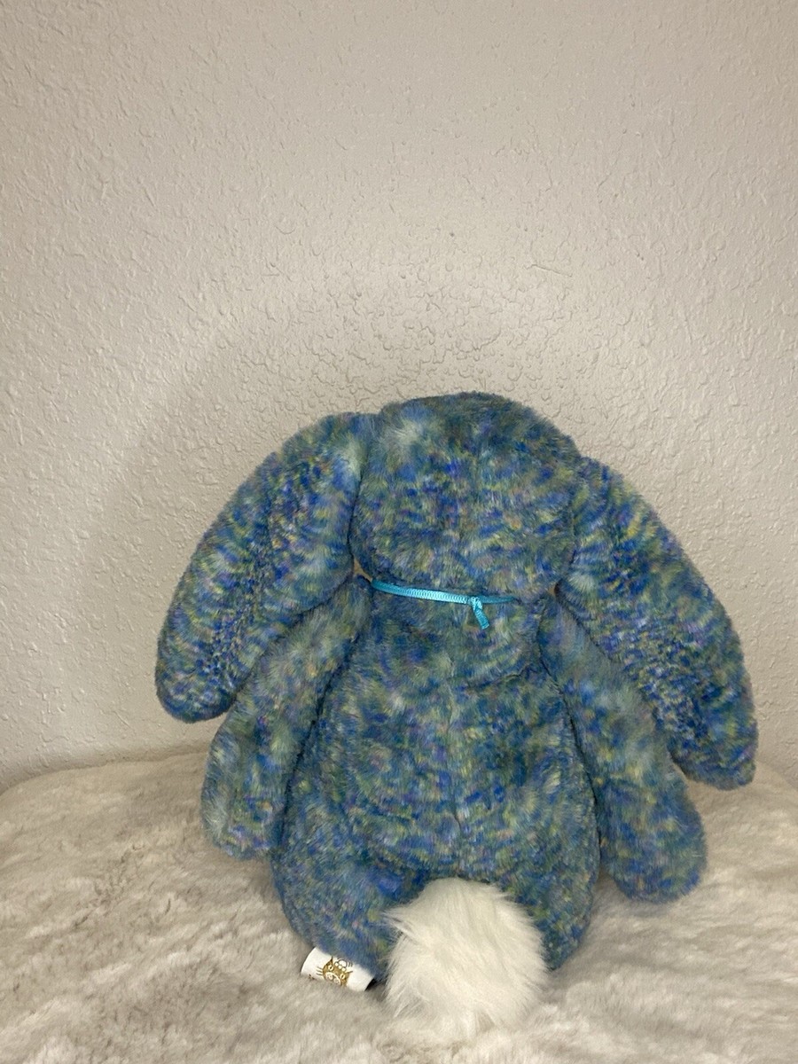 Jellycat Authentic Medium Bashful Luxe Bunny Azure Plush 25th