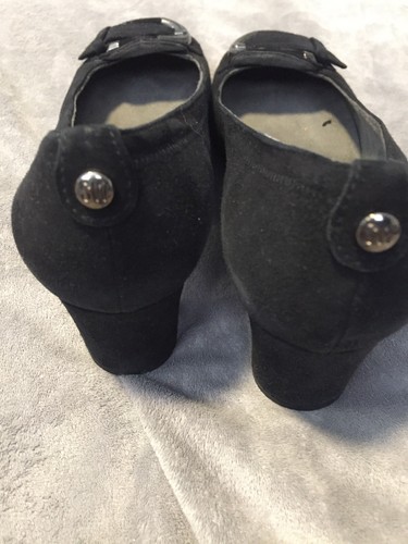 Zapatos de salón para mujer 6 gamuza Stuart Weitzman negros - Imagen 3 de 12