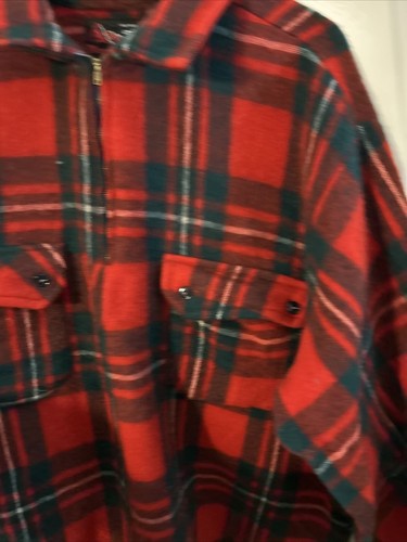 Vtg Mountaineer 60/70s Tartar Wool 3/4 Jacket/flannel plaid Men’s Xl - Picture 3 of 16