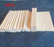 10 Pcs Buffalo Bone Flat Blank Slice Hanle Materials 100  30  5mm