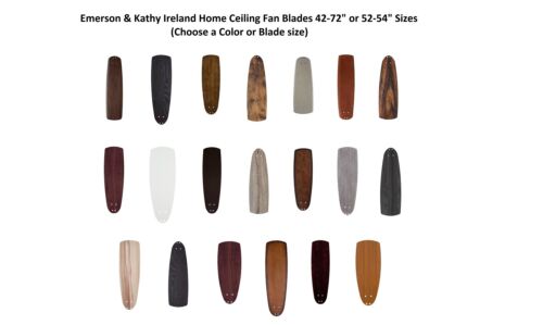 Kathy Ireland Home Ceiling Fan Blades 42-72" or 52-54" for Blade Select Series - 第 1/35 張圖片