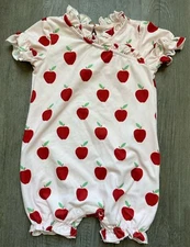 sweethoney apple romper size 12 months