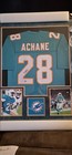 DE’VON ACHANE Signed Autographed Framed Jersey Beckett Cert. — photo 2