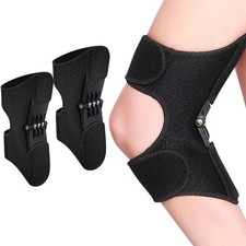Joint Power Support Knee Brace with 4 Springs, Ergonomic Knee Stabilizer Pad,...