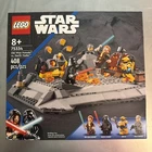 Lego Star Wars !! 75334 Obi-Wan Kenobi vs Darth Vader New !! NED-B TALa Durith