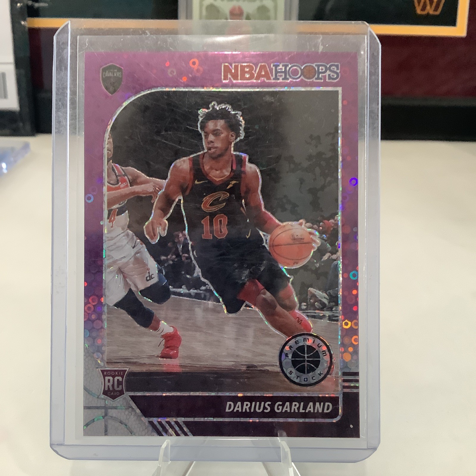 Panini 2019-20 NBA Hoops Premium Darius Garland #251 Purple Disco Prizm RC Cava…