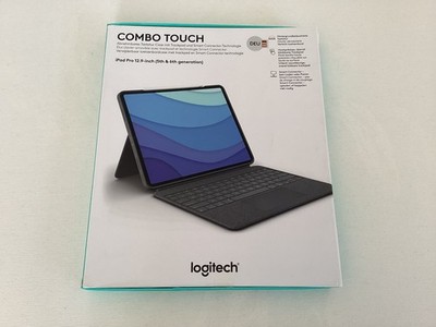 Logitech Combo Touch 12,9 Zoll Apple iPad Pro 5./6. Gen. - Oxford Grey Deutsch