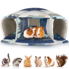 Guinea Pig Hideout Bed Cozy Tunnel House for Small Pets Washable