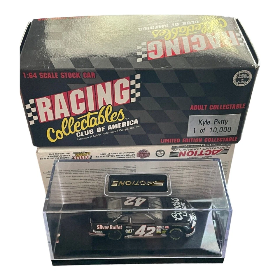 Kyle Petty 1996 #42 Coors Light Protest Car Action escala 1/64 Stock Car en estuche Foto 2 de 2