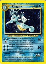 Pokemon TCG Kingdra 8/111 Neo Genesis Holo Rare Unlimited DMG
