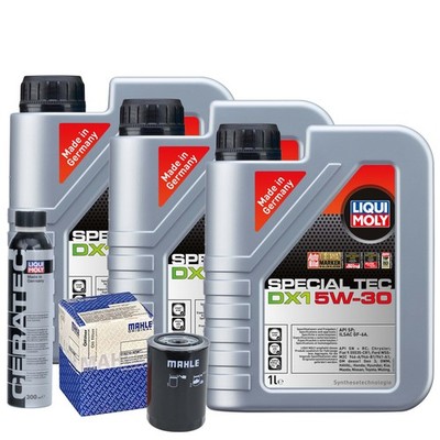 Motoröl 5W30 LIQUI MOLY Special Tec Dx1 3L+MAHLE Ölfilter +Cera Tec