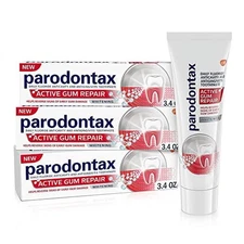 Parodontax Daily Toothpaste, Active Gum Repair Whitening 3,4 oz, Pack of 3
