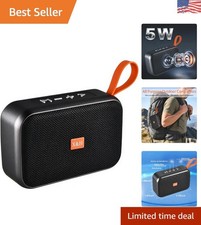 Durable Mini Bluetooth Speaker - Deep Bass Sound for Beach Parties Camping