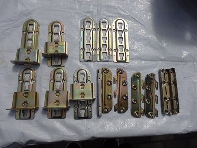 Franko Germany 5 x Bettverbinder für Lattenrost 51001 / 4 x  Bettbeschlag