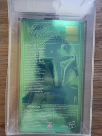 Star Wars Boba Fett lot , 2  action figures, 1 AFA graded 9.0 and 1 Lego helmet