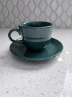 Fiestaware Homer Laughlin Evergreen cup and saucer 2 piece set