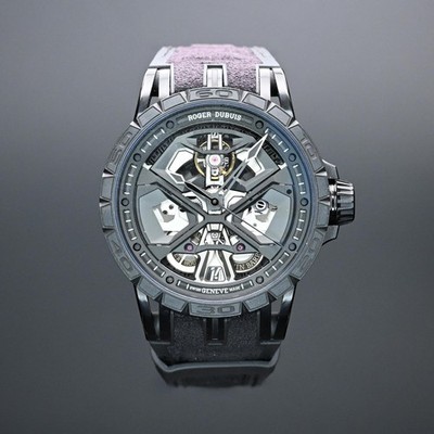 Roger Dubuis Excalibur Spider Huracan 45mm DLC Ti Skeleton RDDBEX0829 Unworn B&P