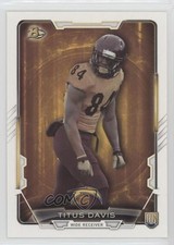 2015 Bowman Rookies Titus Davis #98 6f2