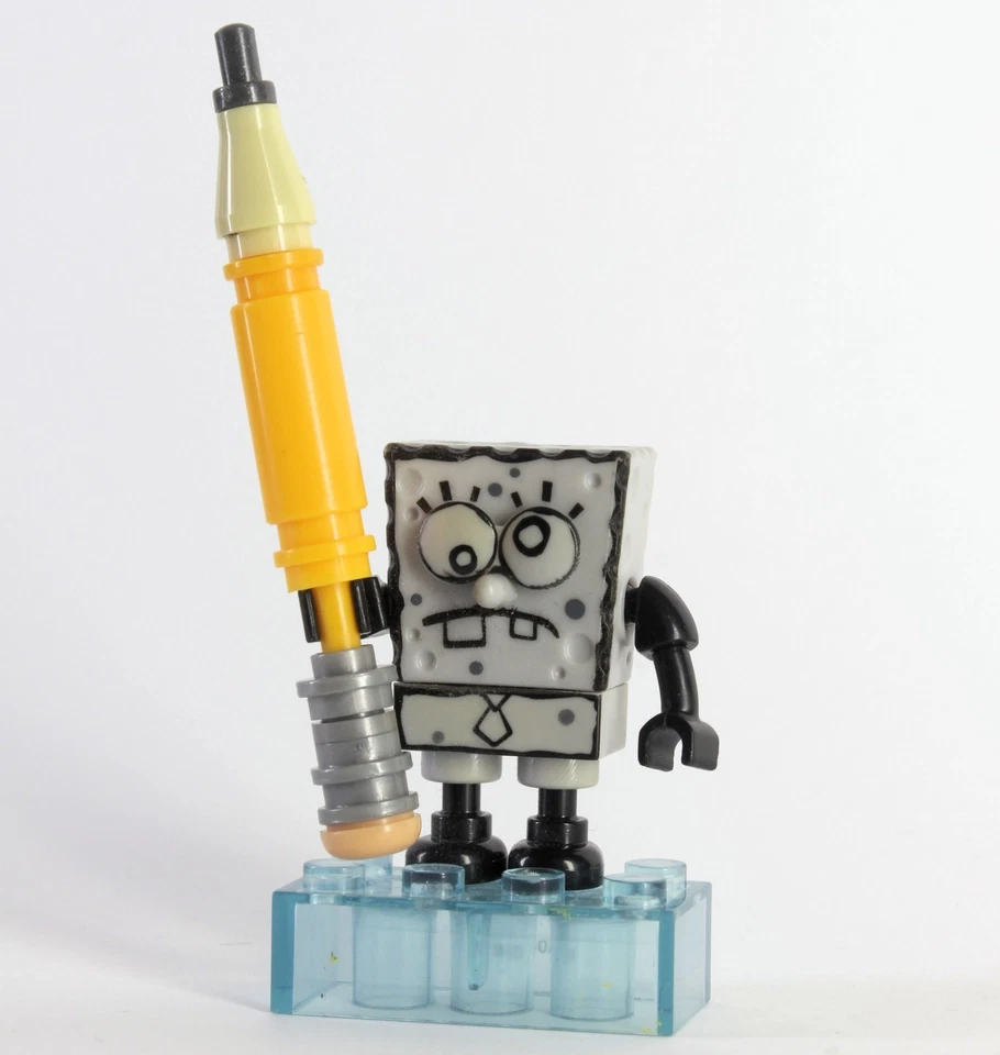 Mega Bloks Spongebob Squarepants Blind Bag Series 3 Secret Rare Chase Doodlebob - Image 2 of 4