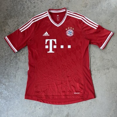 2013 2014 Adidas Bayern Munich Home Jersey Kit Shirt Red Climacool Size Medium
