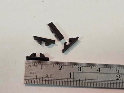 Ship Model Fittings Ship Parts 4 Dark Brown Plastic Fairleads 12mm