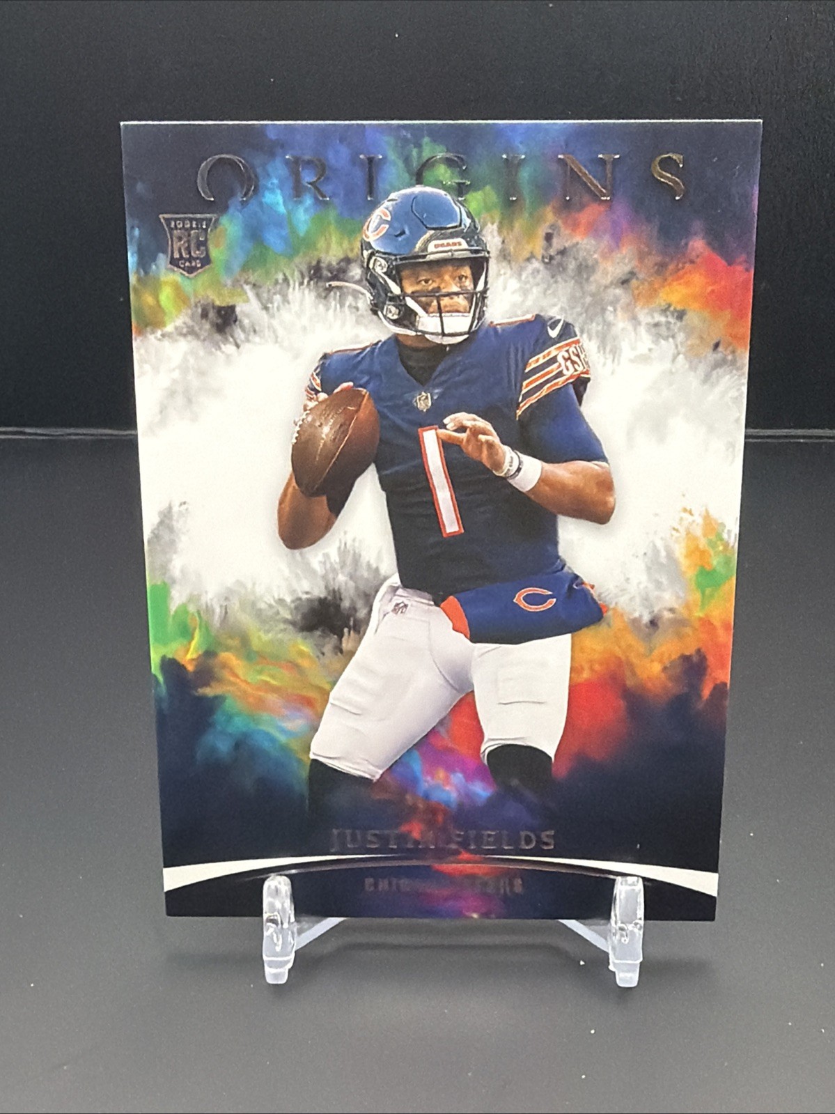 Justin Fields 2021 Panini Origins Base RC #103 Bears Steelers