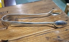Sheffield Sterling Silver Sugar Tongs Antique, Hallmarked Victorian 29g