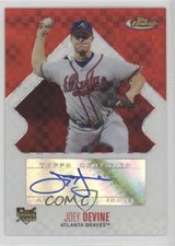 2006 Topps Finest Rookie Auto Red X-Fractor 217/250 Joey Devine #143 Auto 0af