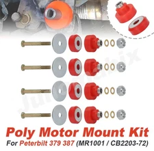 Engine Poly Motor Mount Kit MM75-62001-HT For Peterbilt 379 387 MR1001 CB2203-72