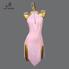 New Latin Dance Dress Competition Suit Wear Performance Stage Costume Girls
