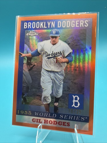 Gil Hodges [Orange] #55WS-5 2025 Topps Chrome Platinum 1955 World Series card