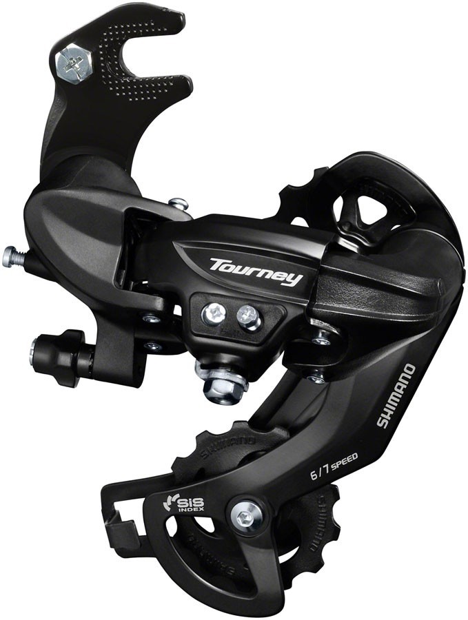 Shimano Tourney RD-TY300-SGS Rear Derailleur - 6,7 Speed, Long Cage, Black