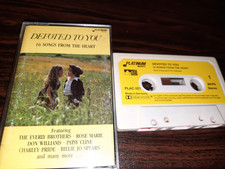 VARIOUS ARTISTS- DEVOTED TO YOU -CASSETTE TAPE ALBUM 1987 -60S 70S COUNTRY MUSIC