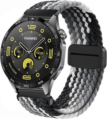 Uhrenarmband 22mm Elastisches Nylon für Huawei Watch GT 4-2e Herren Damen