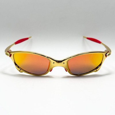 Oakley Juliet X-Metal Rose Gold Ruby Iridium Sunglasses Vintage