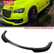 For Chrysler 300 C S Srt 2015-2023 Matte Black V2 Front Bumper Lip Splitter Kit
