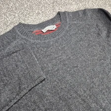 SmartWool Merino Wool Sweater Men's Medium Gray Crew Neck