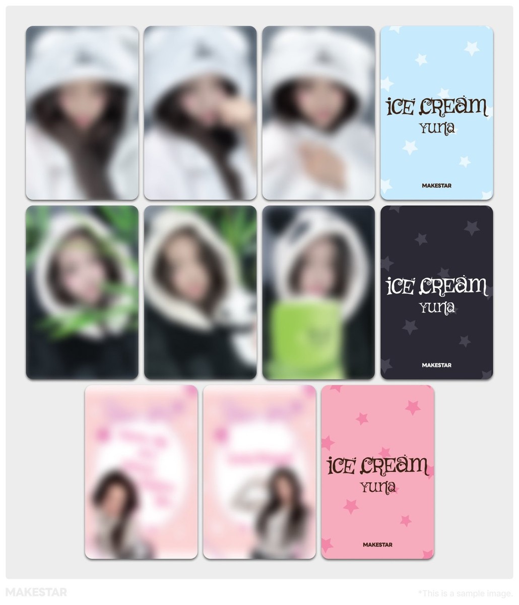 SHIN YUNA ITZY ICE CREAM DEBUT SOLO FANSIGN LUCKY DRAW MAKESTAR