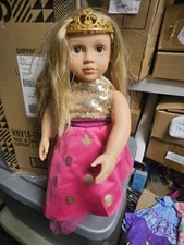 Our Generation Doll 18" Blonde Hair Brown Eyes With 5 Outfits