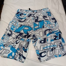 Rip Curl Boardshorts Boys Size 16 Yrs Blue Long