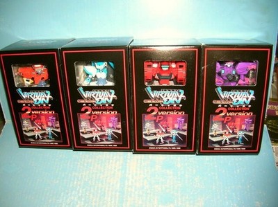 Sega Cyber Troopers Virtual-On Collection Figure 2P ver Lot of 4 Box VIRTUALON