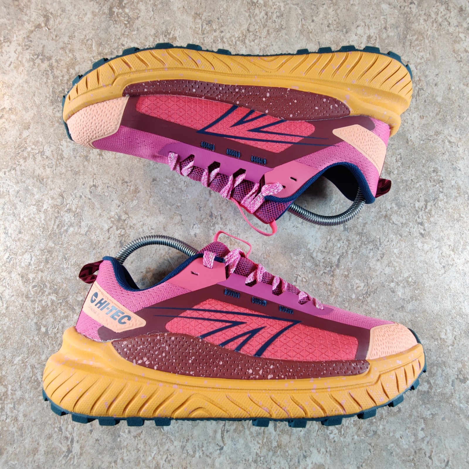 Hi-Tec Catalina Trail Senderismo Zapatos Mujer Talla 9 M Zapatillas Coloridas * Usadas Una Vez