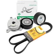 CONTI 5PK1515 Keilrippenriemen + INA Spanner + Rolle für MERCEDES M260 M270 M133