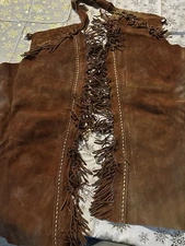 Vintage Cowboy Cowgirl Chaps, 34 Inches Antique