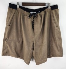 Columbia Board Shorts Men's 2XL Swim Trunks Olive Green