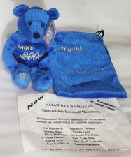 Salvino’s Bammers Mike Piazza Millennium Blu Bear 1832/2000 NM-M Issued 1/1/2000