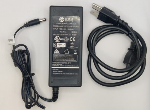Hoioto Switching Power Adapter ADS-110CL-19-3 20v 90w 4.5a